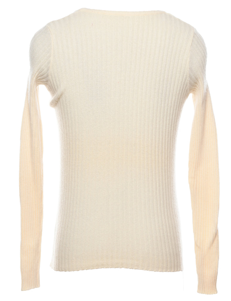 Slim Fit Fine Knit Jumper - S