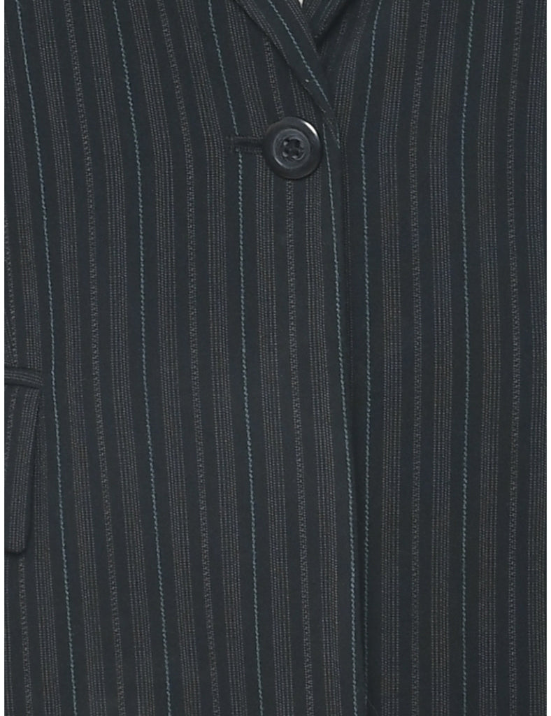 Smartset Pinstriped Blazer - S