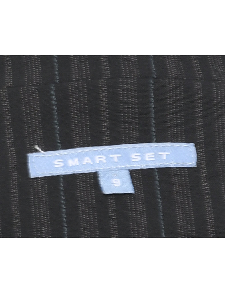 Smartset Pinstriped Blazer - S