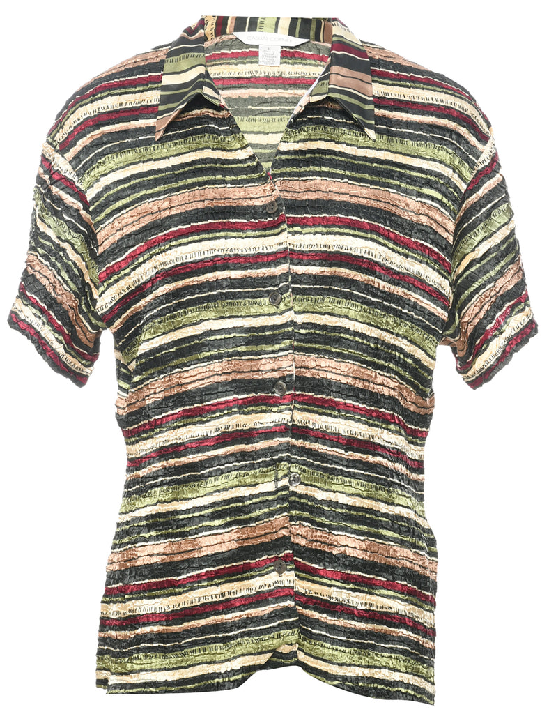 Smocked Evening Blouse - L