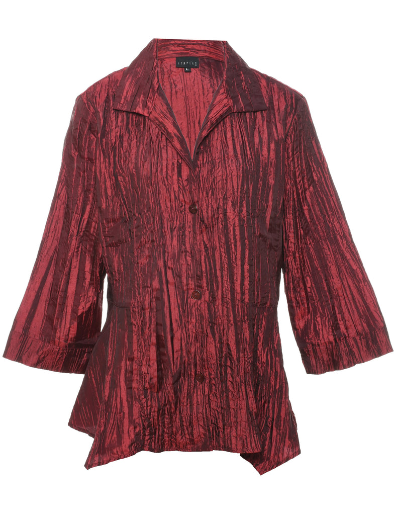 Smocked Evening Blouse - L