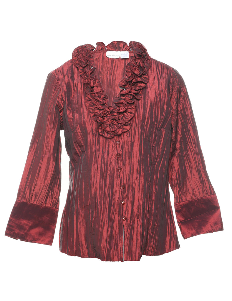 Smocked Evening Blouse - M