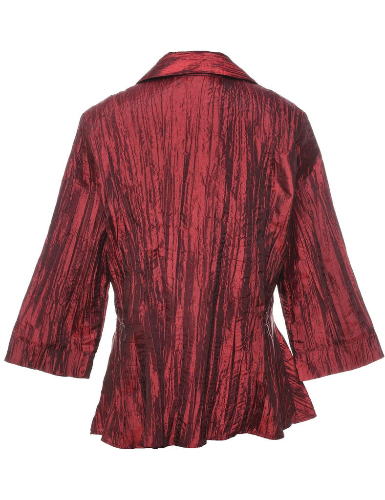 Smocked Evening Blouse - L