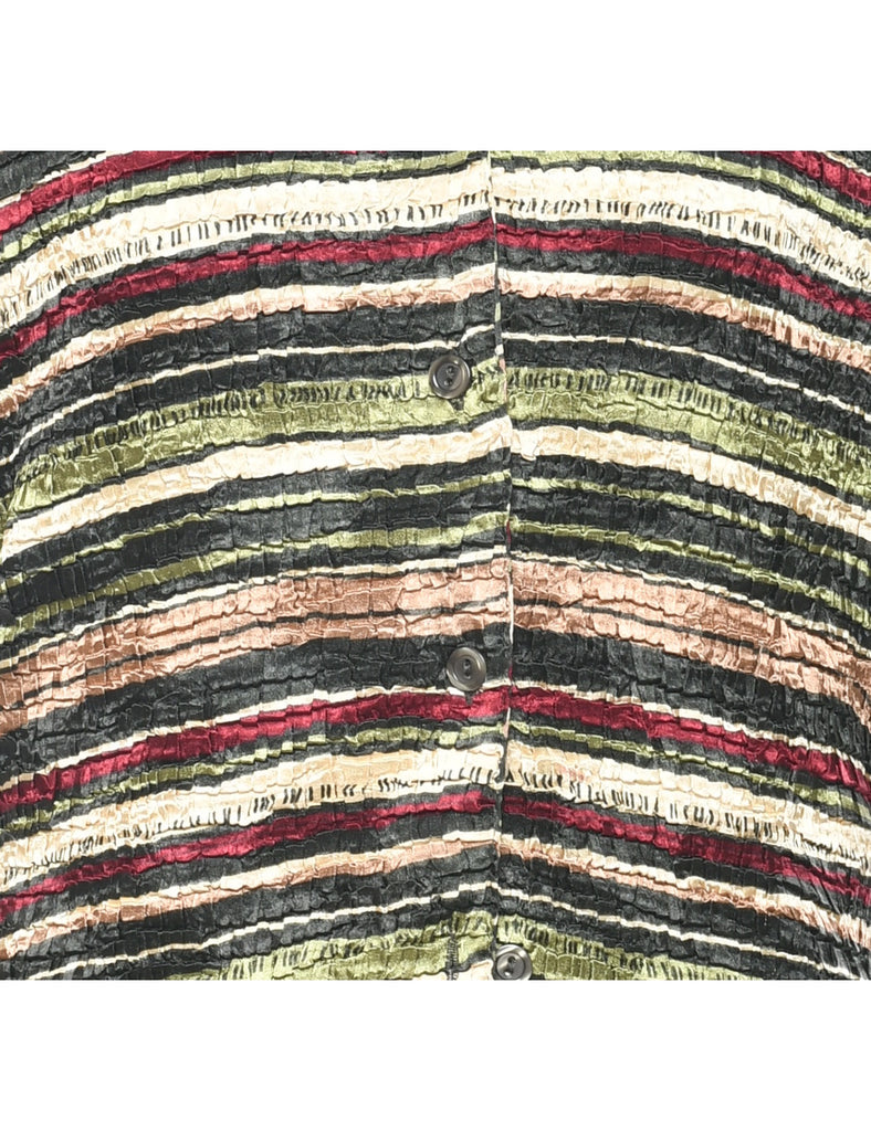 Smocked Evening Blouse - L