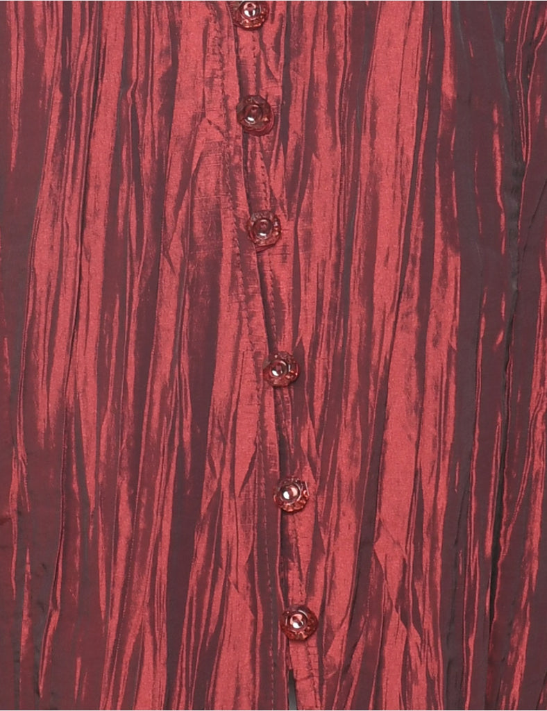 Smocked Evening Blouse - M