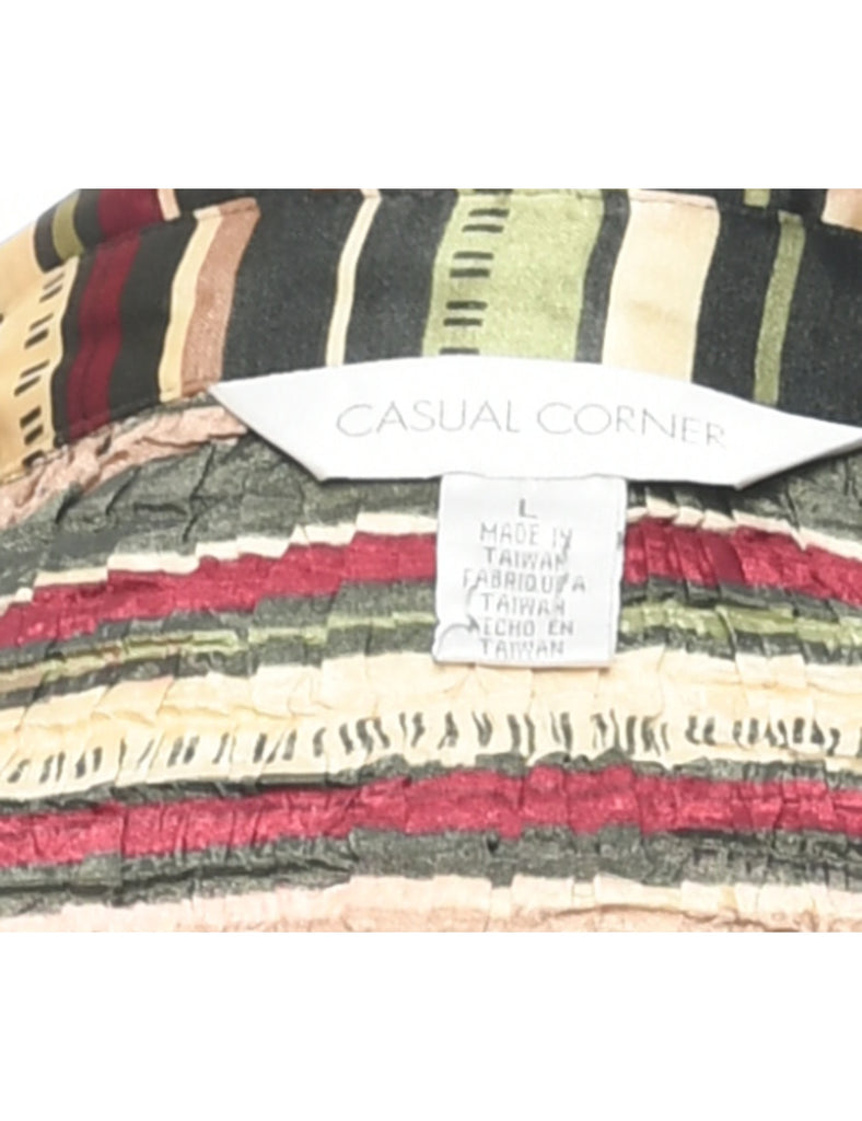 Smocked Evening Blouse - L