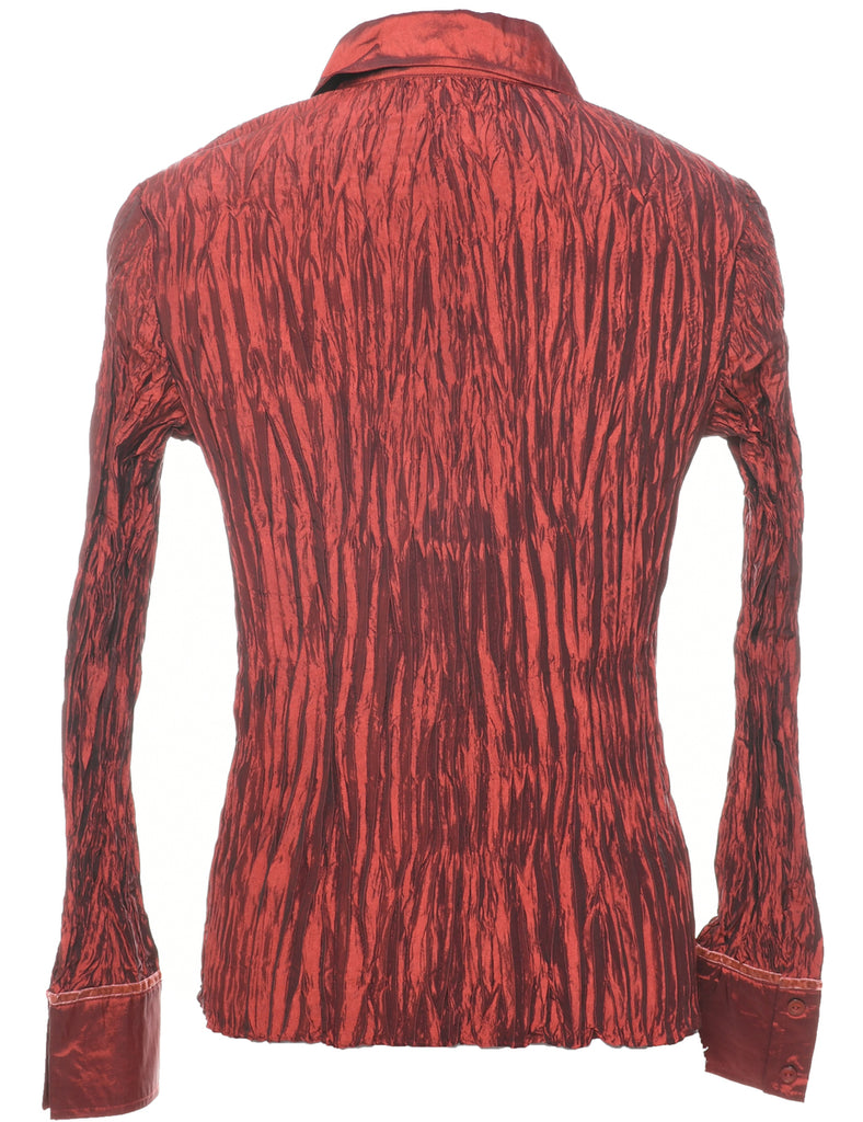 Smocked Evening Shirt - S