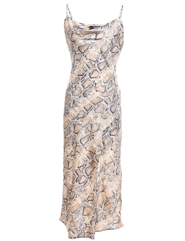 Snakeskin Finish Dress - S