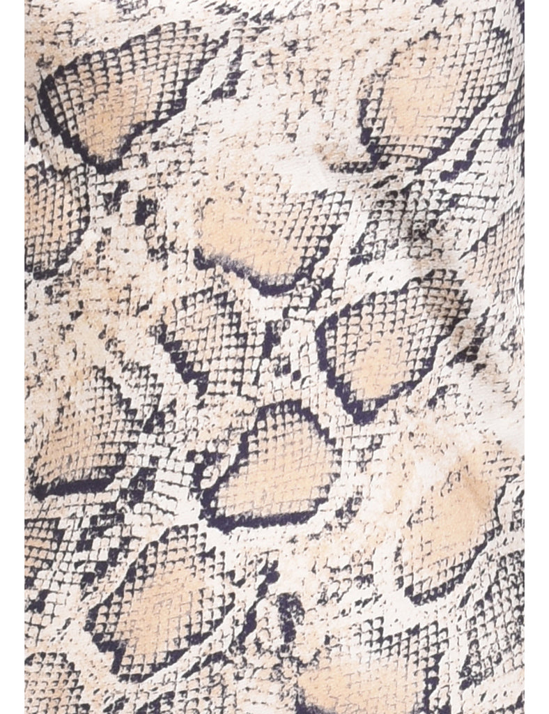 Snakeskin Finish Dress - S