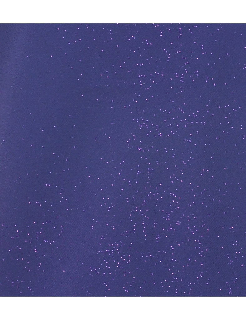Sparkly Purple Evening Top - M
