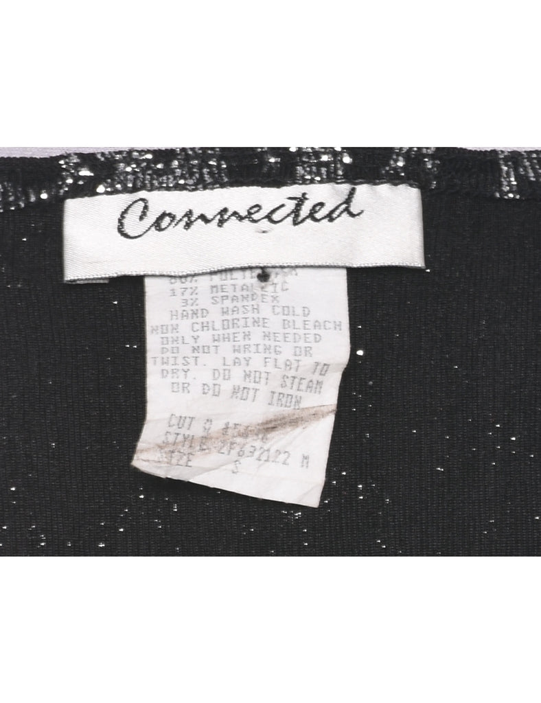 Sparkly Silver Evening Top - S