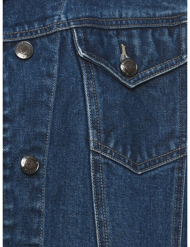 St John's Bay Indigo Denim Jacket - M