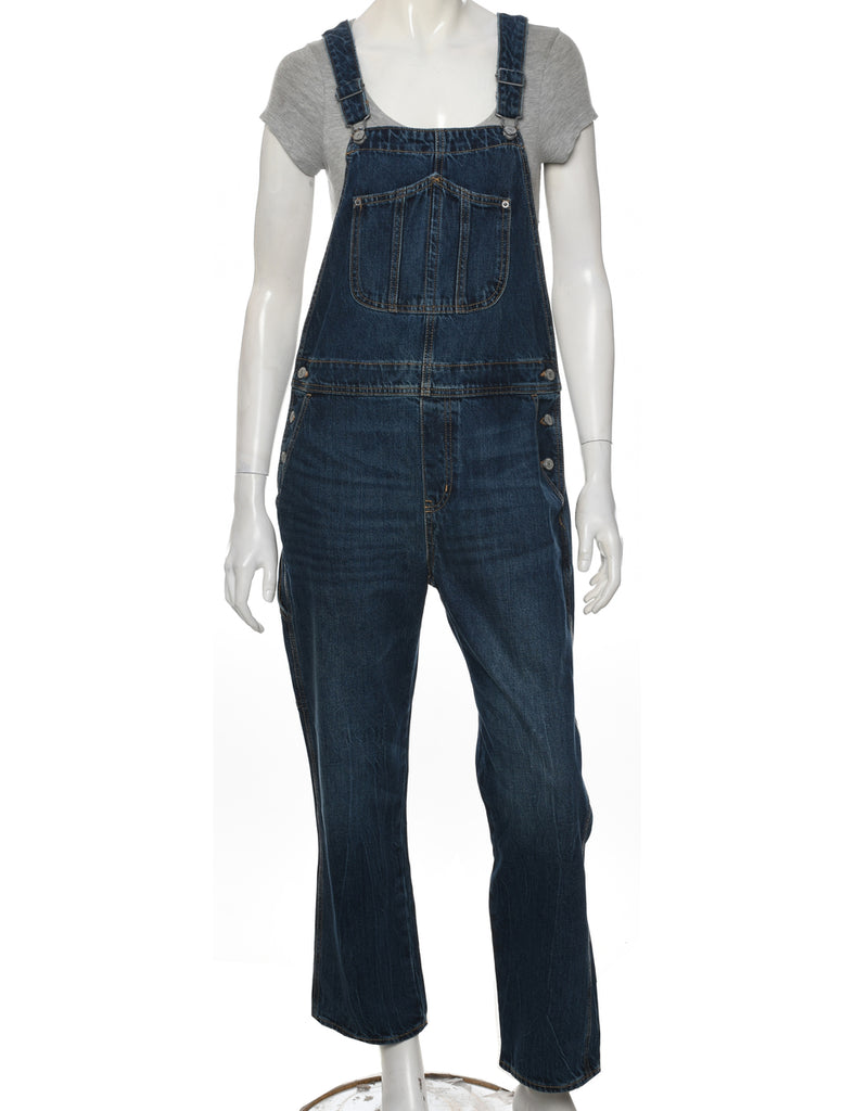 Stone Wash Dungarees - W35 L28
