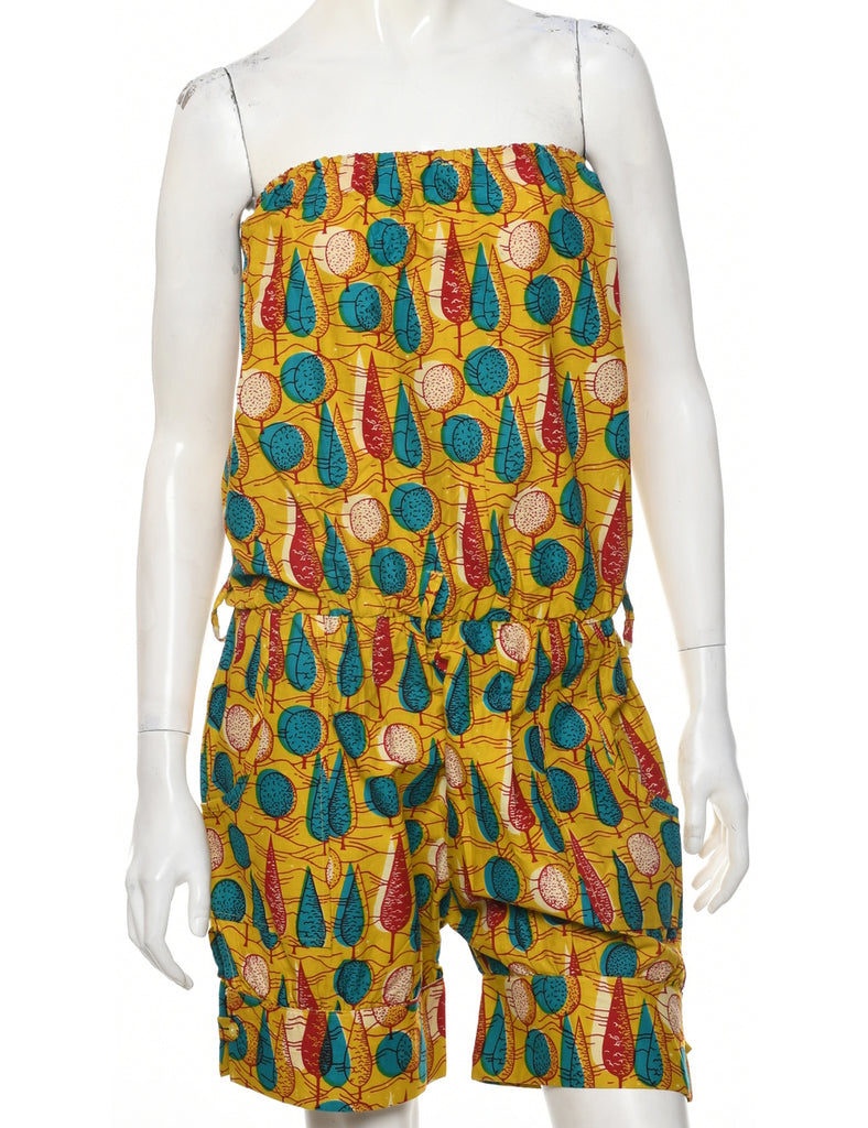 Strapless Elastic Bust Playsuit - L