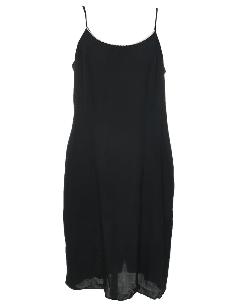 Strappy Black Dress - M