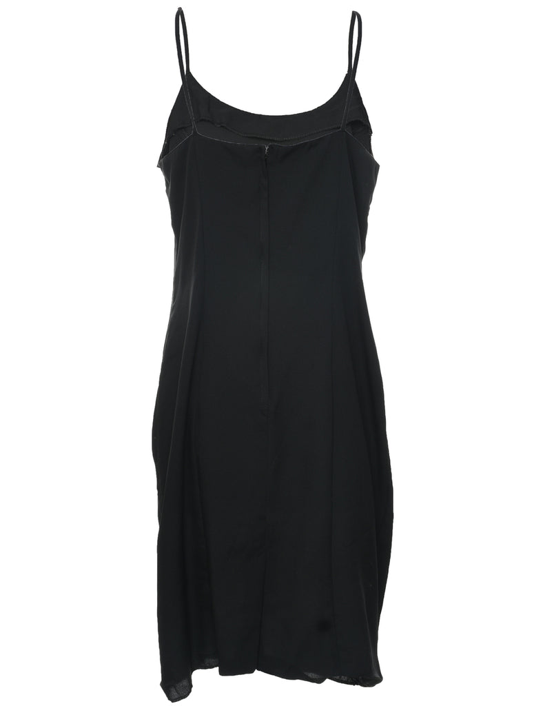 Strappy Black Dress - M