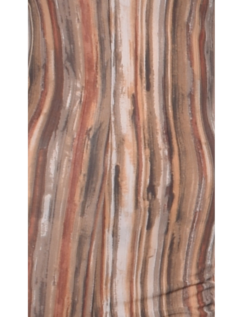 Strappy Brown Jumpsuit - XS