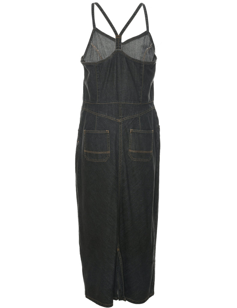 Strappy Denim Dress - L