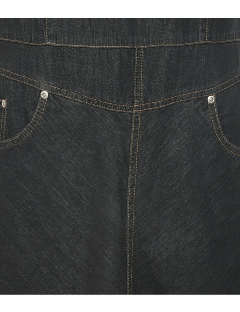 Strappy Denim Dress - L