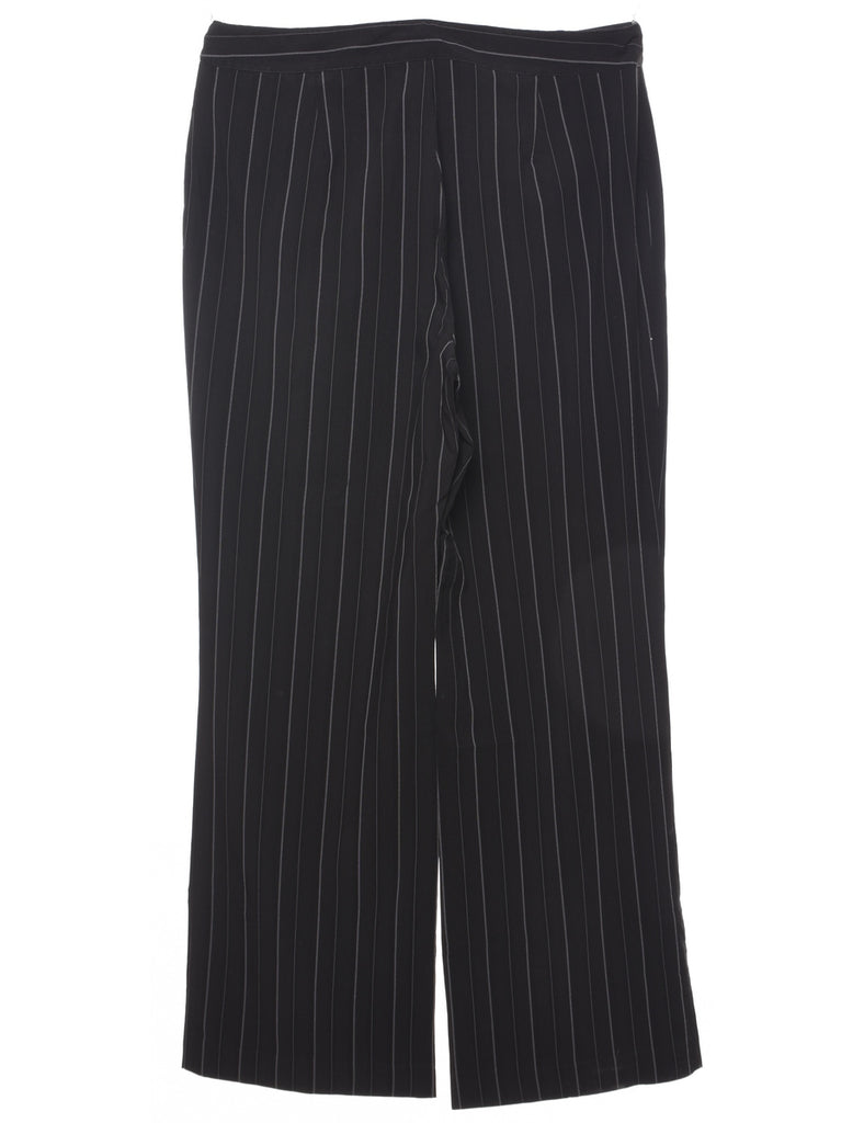 Striped Black Y2K Trousers - W34 L31
