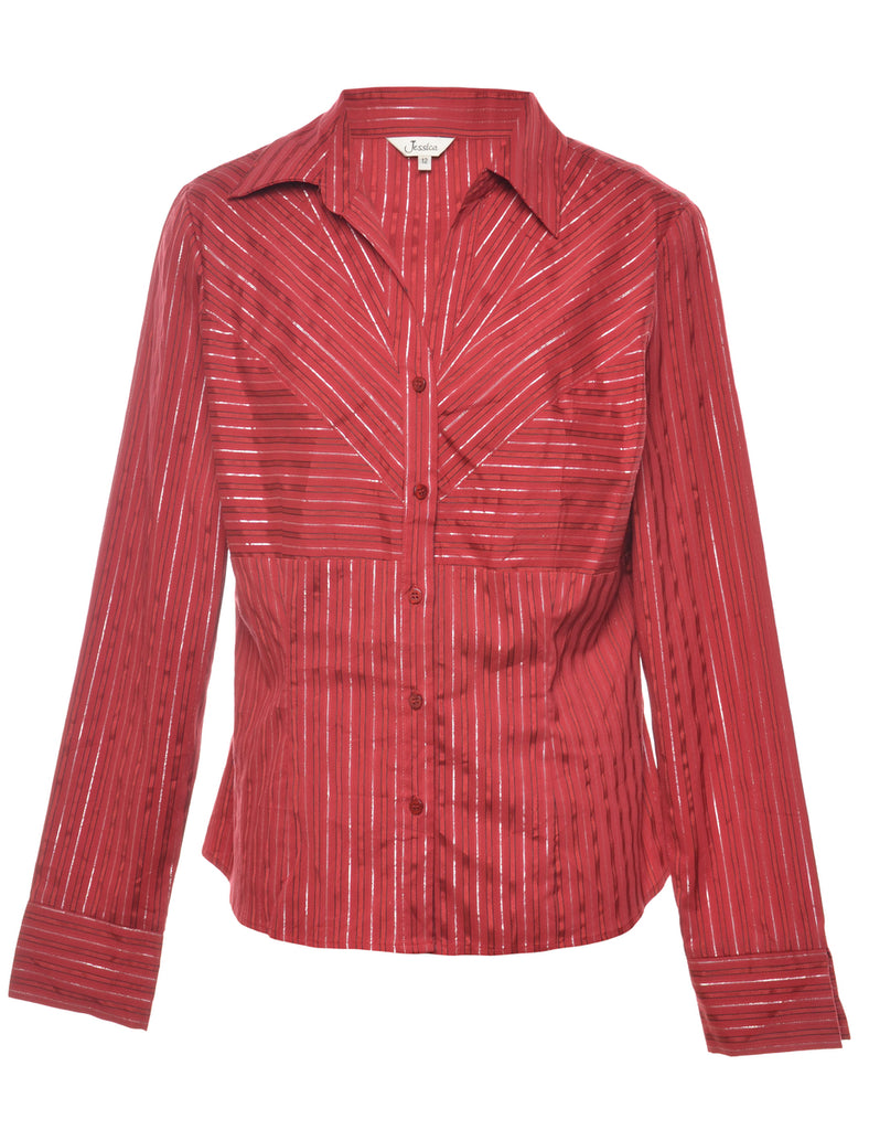 Striped Blouse - M