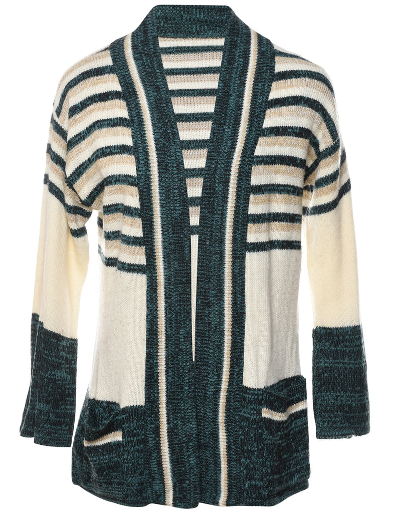 Striped Cardigan - L