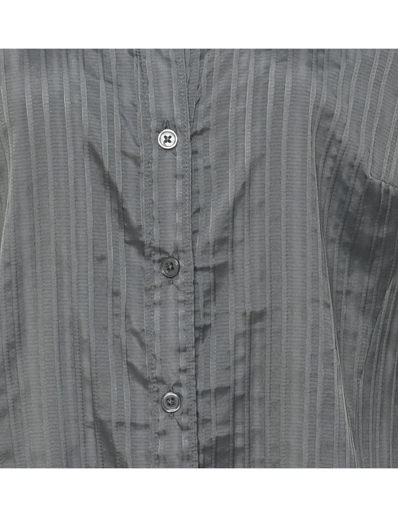 Striped Evening Blouse - L