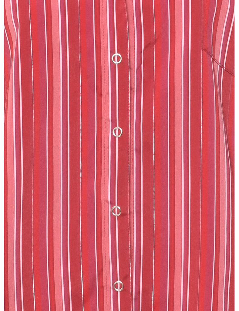 Striped Evening Blouse - L