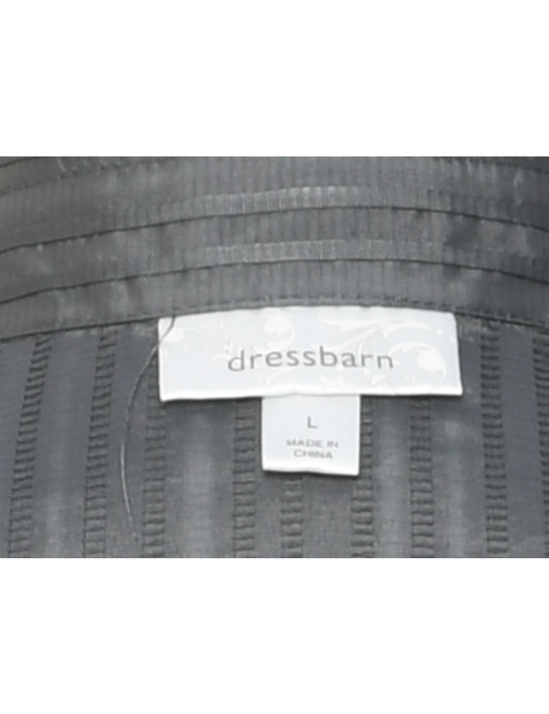 Striped Evening Blouse - L