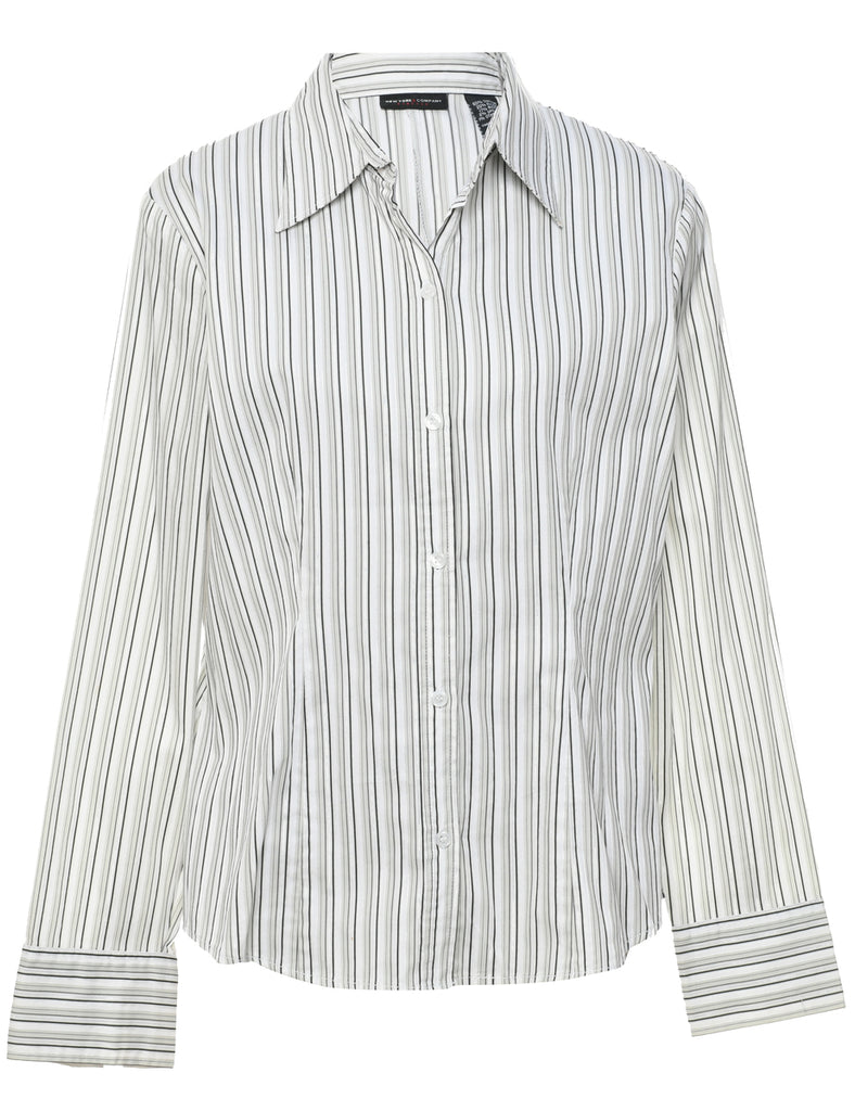 Striped Evening Shirt - L