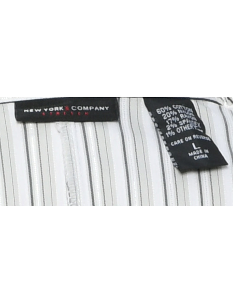 Striped Evening Shirt - L