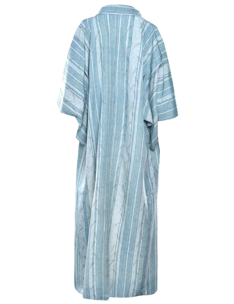 Striped Full Length Kimono - L