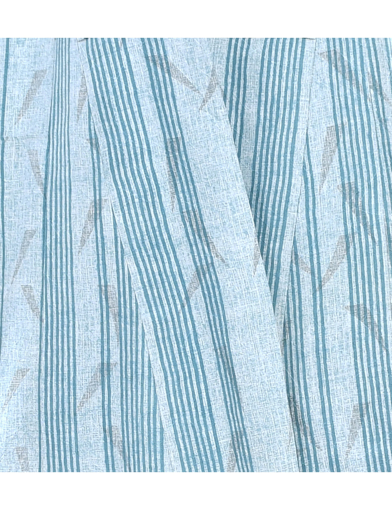 Striped Full Length Kimono - L