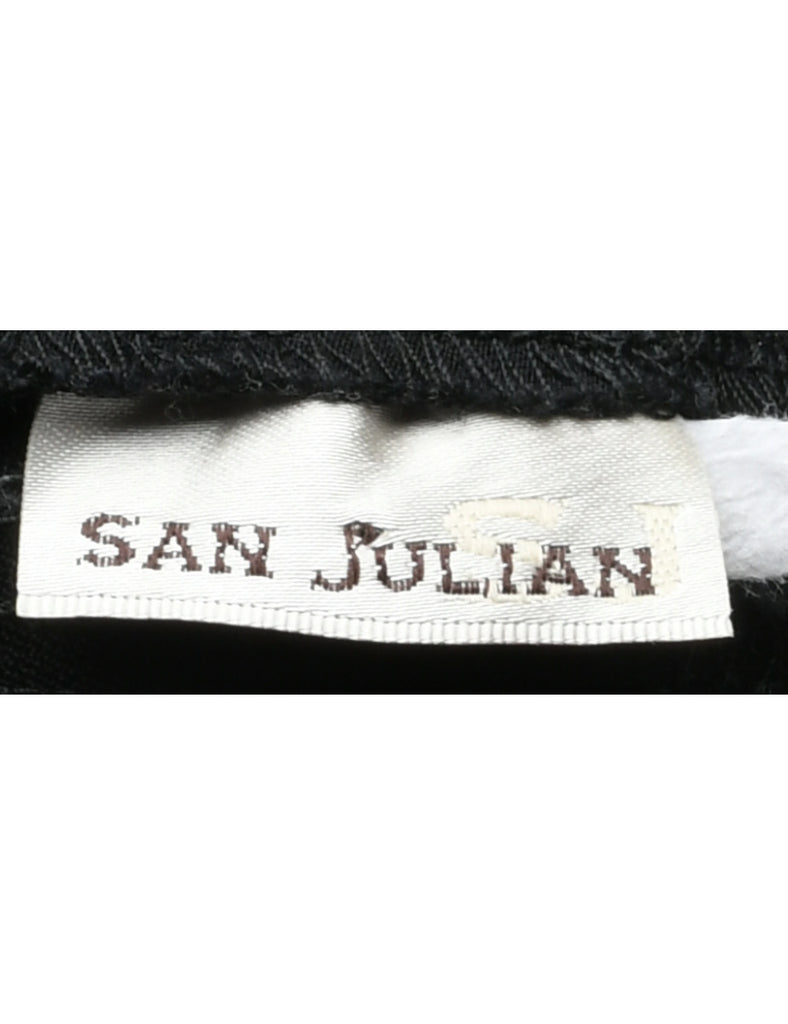 Striped Halterneck Jumpsuit - XS