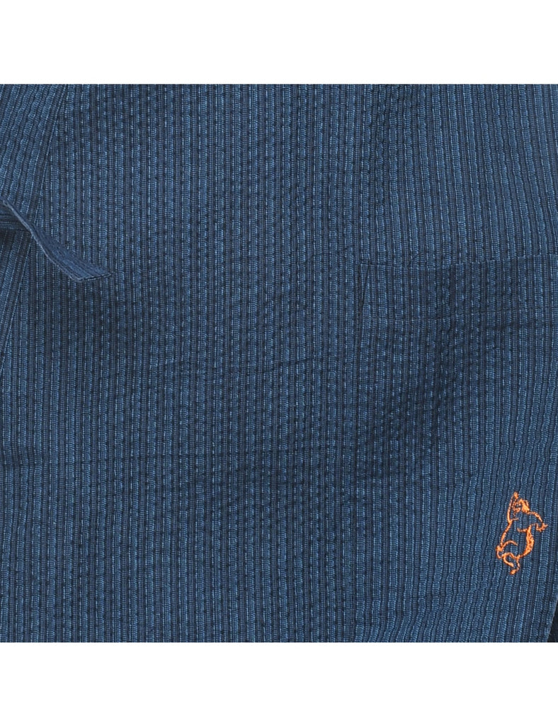 Striped Midi Length Kimono - L