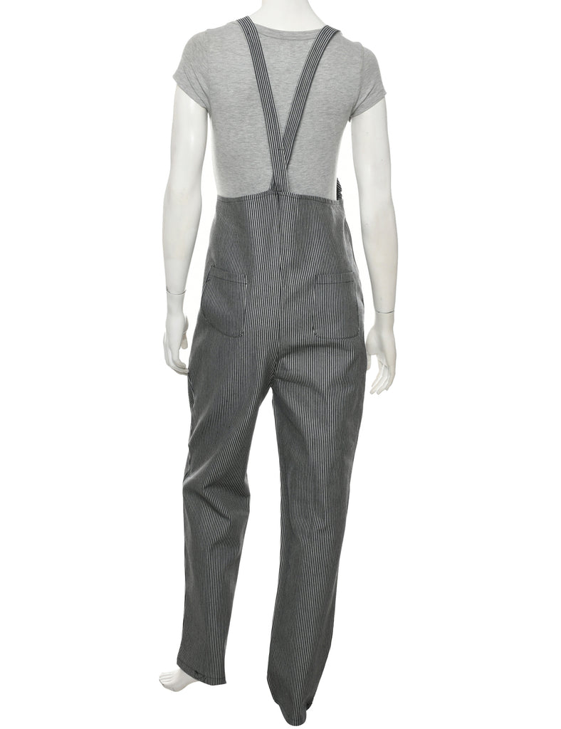 Striped Pattern Dungarees - W38 L30