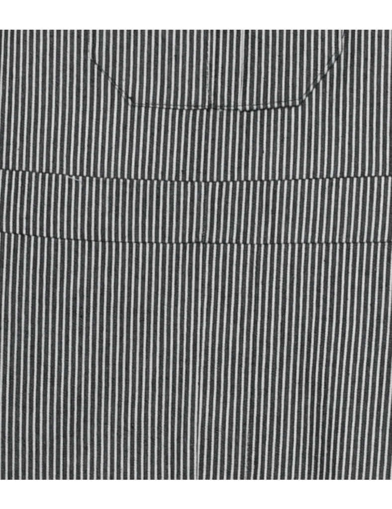 Striped Pattern Dungarees - W38 L30