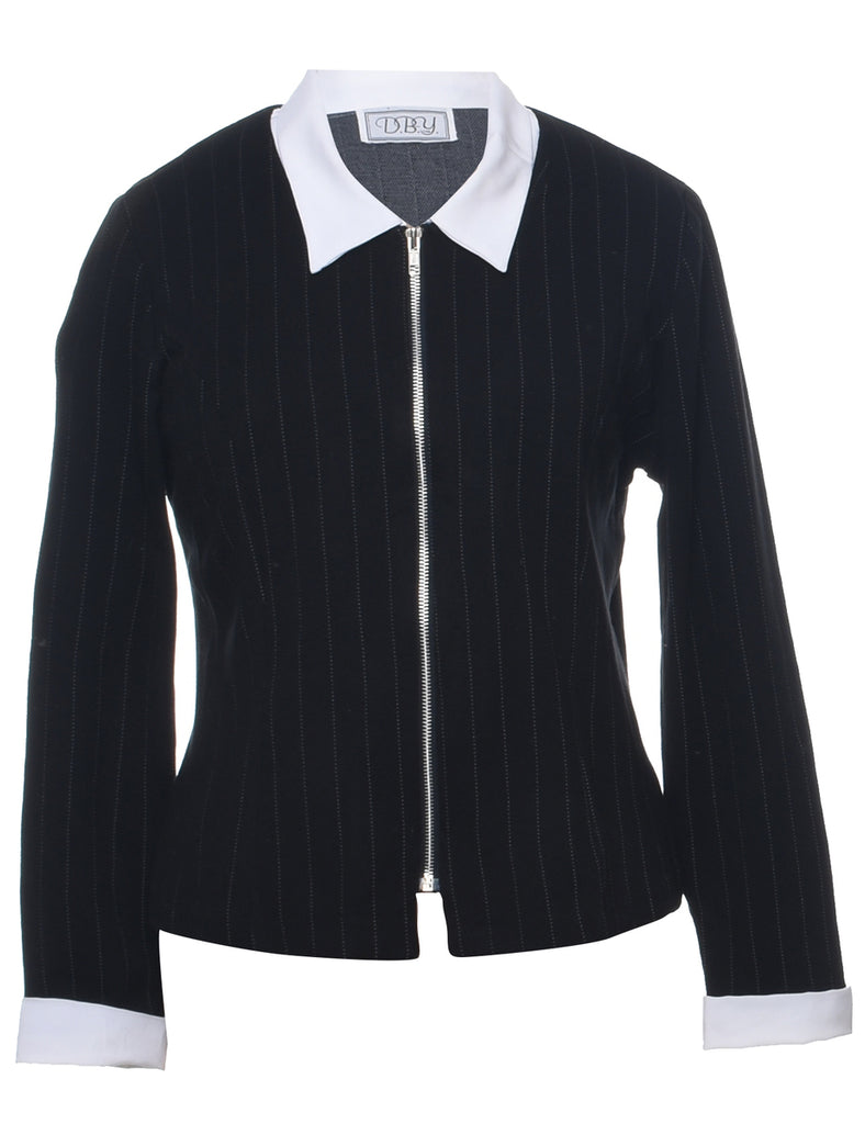Striped Pattern Jacket - L