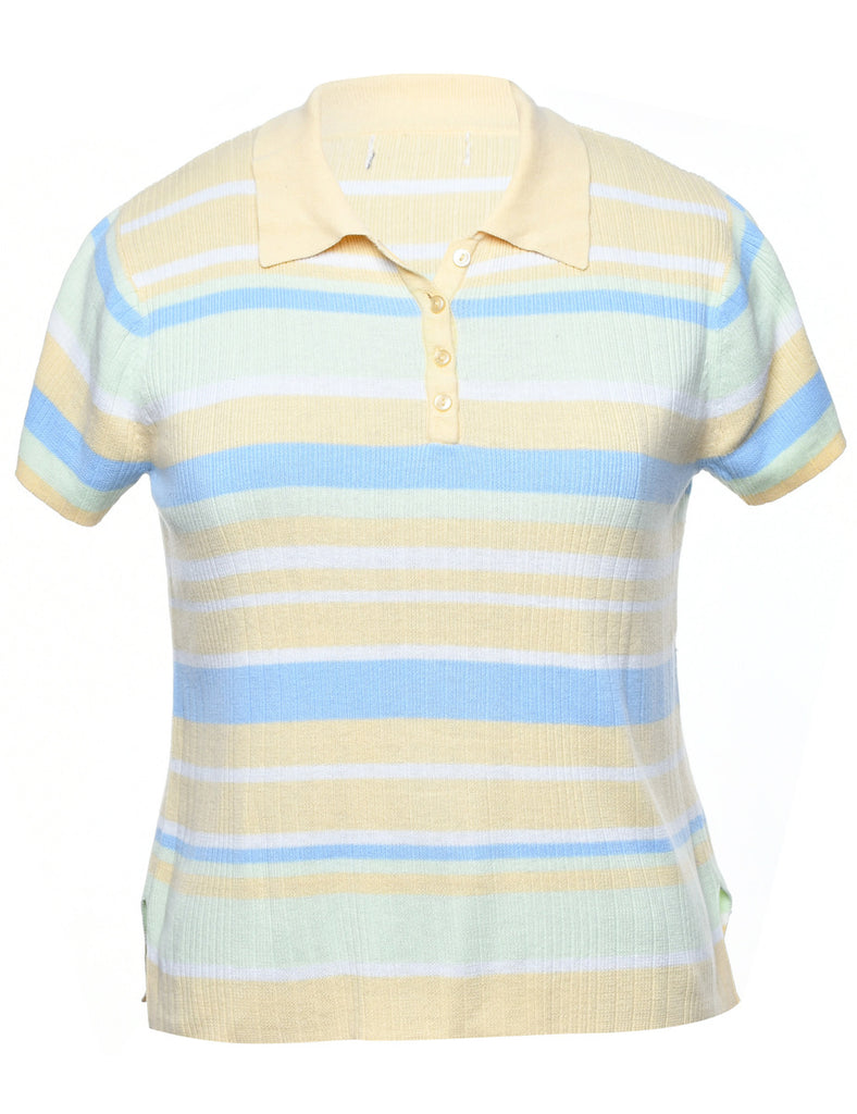 Striped Pattern Jumper - M