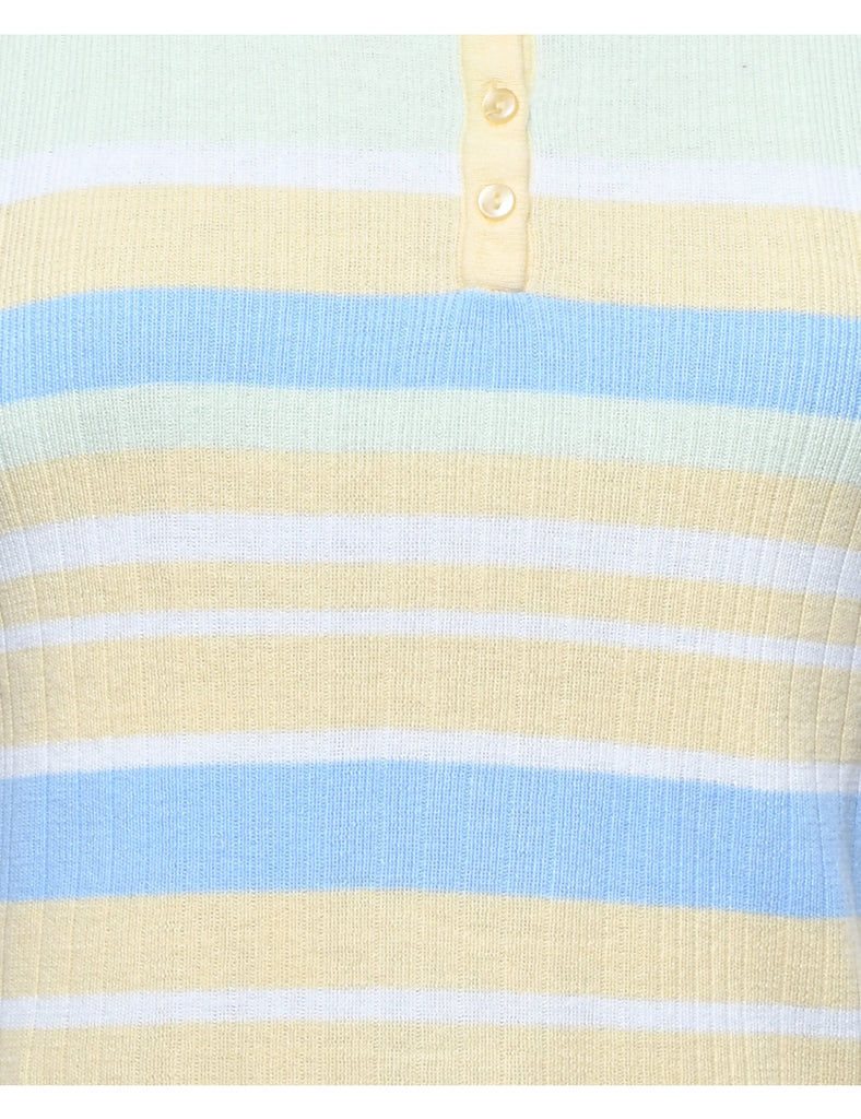 Striped Pattern Jumper - M