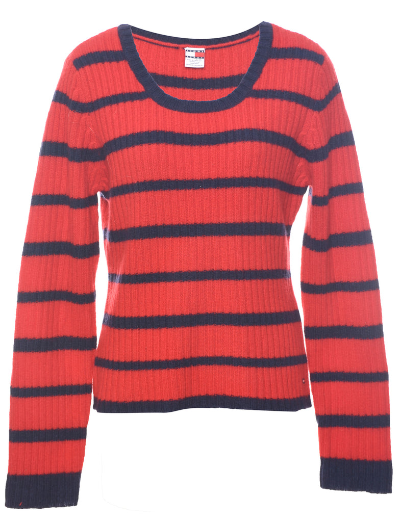 Striped Red Jumper - XL