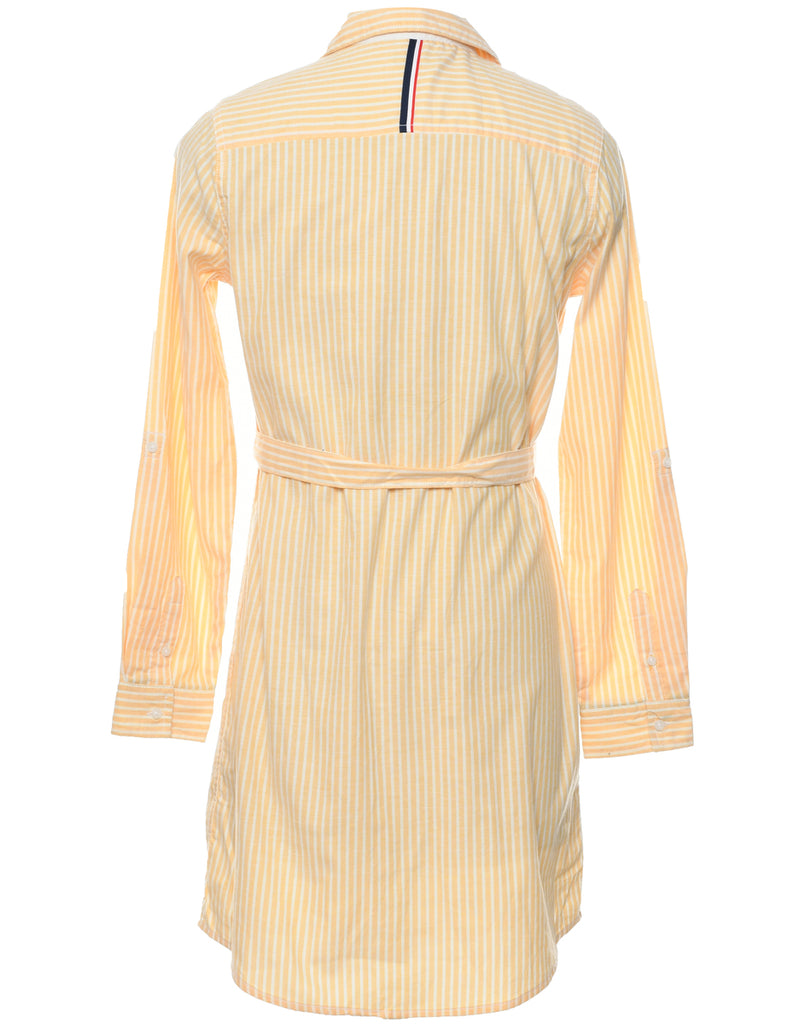 Striped Shirt Dress - S