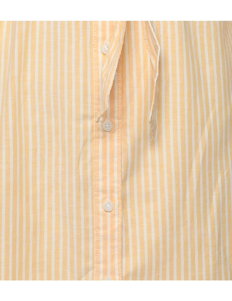 Striped Shirt Dress - S