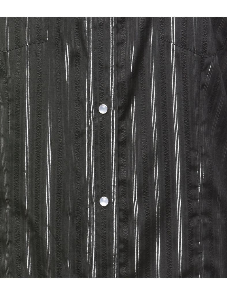Striped Western Shirt - L
