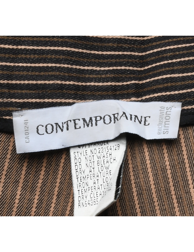 Striped Y2K Trousers - W26 L31