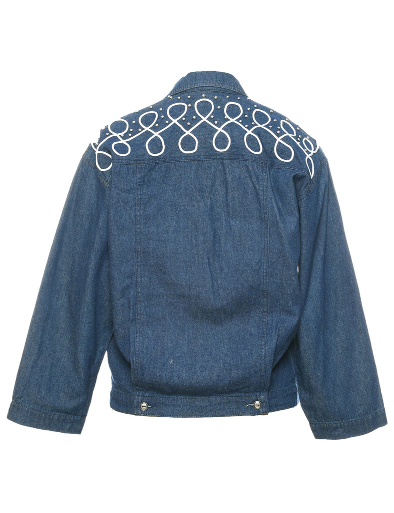 Studded Denim Jacket - S