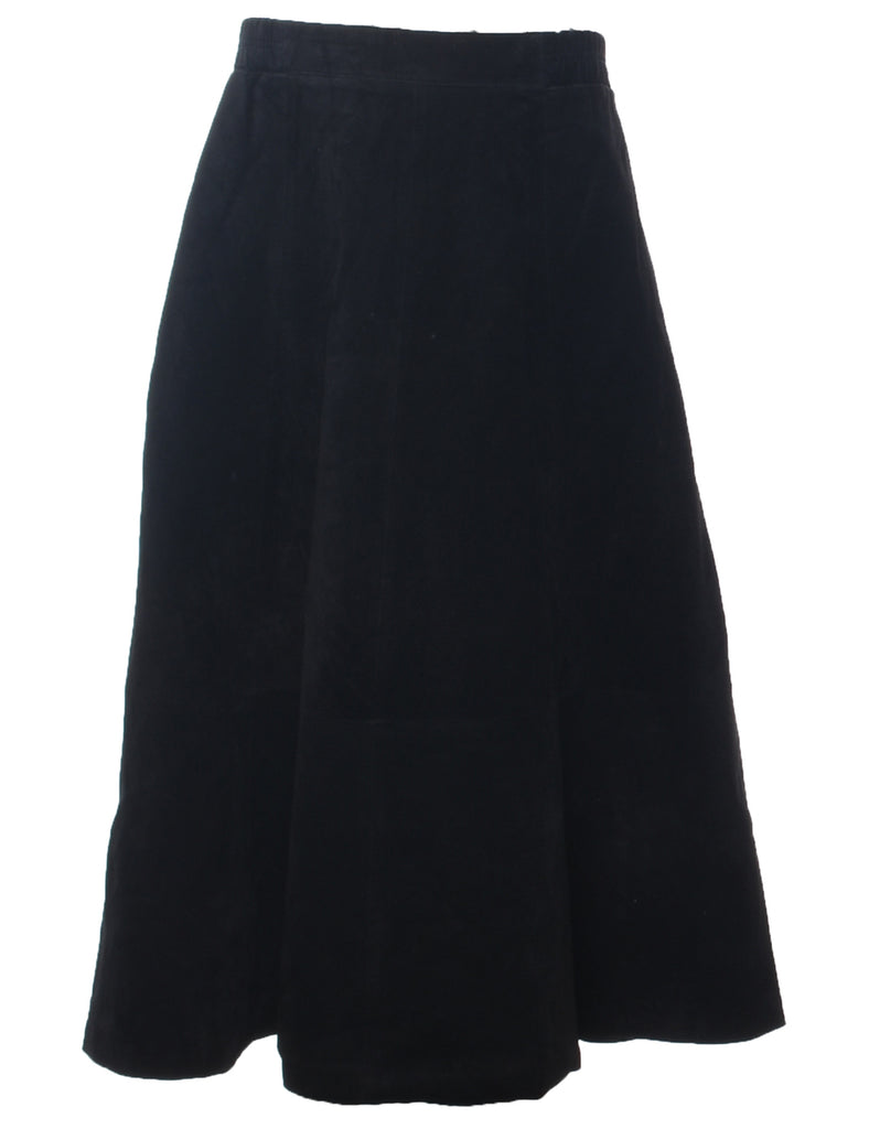 Suede Maxi Skirt - M