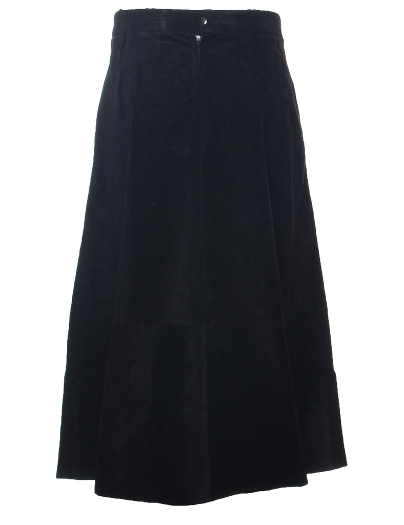 Suede Maxi Skirt - M