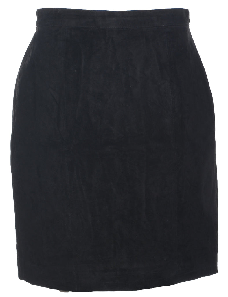 Suede Pencil Skirt - M