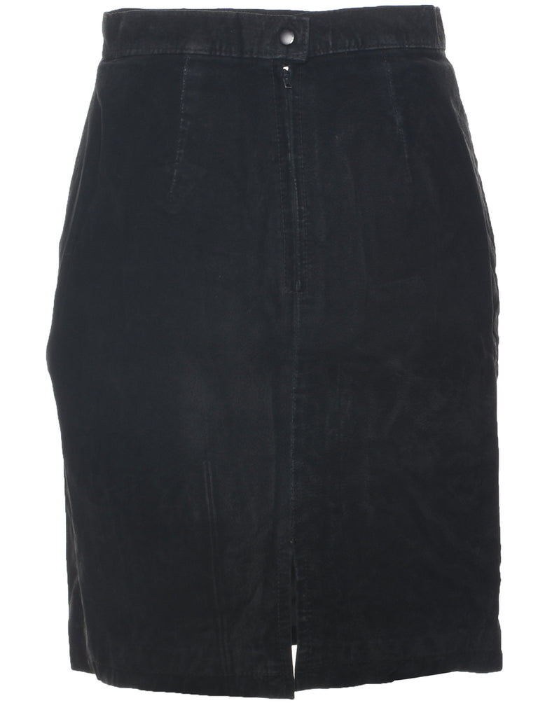 Suede Pencil Skirt - S